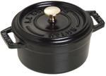 Staub La Cocotte Mini Cocotte 10 cm, rund, Schwarz, Gusseisen