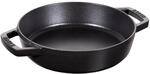 Staub Pans Bratpfanne mit 2 Griffen 20 cm, rund, Schwarz, Gusseisen