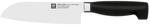 ZWILLING VIER STERNE Santokumesser 16 cm, Glattschliff