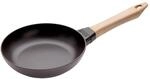 Staub Pans Bratpfanne mit Holzgriff 20 cm, rund, Schwarz, Gusseisen