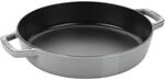 Staub Pans Bratpfanne mit 2 Griffen 20 cm, rund, Graphit-Grau, Gusseisen
