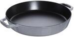 Staub Pans Paella-Pfanne 34 cm, Gusseisen, Graphit-Grau