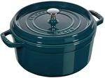 Staub La Cocotte Cocotte 28 cm, rund, La-Mer, Gusseisen