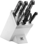 ZWILLING Gourmet 7-tlg, Selbstsch&auml;rfender Messerblock, Wei&szlig;
