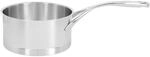 Demeyere Atlantis 7 Stieltopf ohne Deckel 16 cm, 18/10 Edelstahl, Silber
