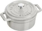 Staub La Cocotte Mini Cocotte 10 cm, rund, Weisser Tr&uuml;ffel, Gusseisen