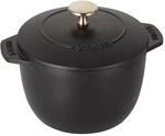 Staub La Cocotte Reis-Cocotte 16 cm, rund, Schwarz, Gusseisen
