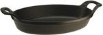 Staub Specialities Ofenform 24 cm, oval, Schwarz, Gusseisen