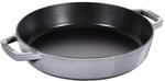 Staub Pans Bratpfanne mit 2 Griffen 26 cm, rund, Graphit-Grau, Gusseisen