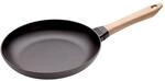 Staub Pans Bratpfanne mit Holzgriff 26 cm, rund, Schwarz, Gusseisen