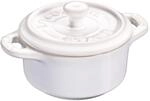 Staub Ceramique Mini Cocotte 10 cm, rund, Elfenbein-Wei&szlig;, Keramik