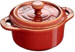 Staub Ceramique Mini Cocotte 10 cm, rund, Antik-Kupfer, Keramik