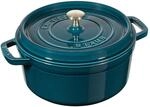 Staub La Cocotte Cocotte 24 cm, rund, La-Mer, Gusseisen