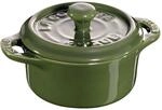Staub Ceramique Mini Cocotte 10 cm, rund, Basilikum-Gr&uuml;n, Keramik