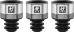 ZWILLING Fresh & Save Vakuum Weinverschluss Set, 3-tlg, Grau
