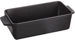 Staub Specialities Kastenform 23 x 12 cm, rechteckig, Schwarz, Gusseisen