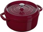 Staub La Cocotte Cocotte 24 cm, rund, Bordeaux, Gusseisen