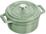 Staub La Cocotte Mini Cocotte 10 cm, rund, Salbeigr&uuml;n, Gusseisen