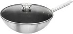 ZWILLING Joy Plus Wok 30 cm, 18/10 Edelstahl