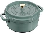 Staub La Cocotte Cocotte 24 cm, rund, Eukalyptus, Gusseisen