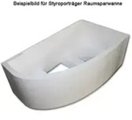 Styroportr&auml;ger zu Badewanne Minou Links 160x70cm