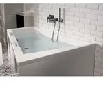 Riho Doppio 180x130cm, Raumsparbadewanne, gl&auml;nzende Oberfl&auml;che, rechte Version