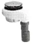 Viega Tempoplex mit senkrechtem Abgang &Oslash; 90mm