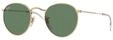 Ray Ban RB3447 Round Metal, Herren Sonnenbrille, Gold 21c52ced755ea8ab