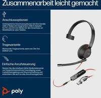 Poly 8X230AA, Poly Blackwire 5210 Mono USB-C Headset