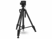 Intos InLine® Stativ für Digitalkameras und Videokameras, Aluminium, schwarz, Höhe