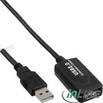 Inline 34611I, InLine USB 2.0 Aktiv-Verl&auml;ngerung, mit Signalverst&auml;rkung "Repeater",