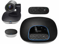 Logitech Group intuitives Videokonferenzsystem mit 1920 x 1080 Full HD, 13 MP, 30 fps