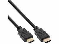 InLine HDMI Kabel, HDMI-High Speed mit Ethernet, Premium, Stecker / Stecker, schwarz