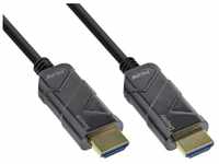 InLine HDMI AOC Kabel, Ultra High Speed HDMI Kabel, 8K4K, schwarz, 10m 17910I