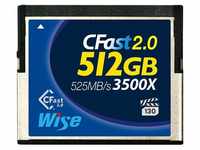 Wise CFast 2.0 Card 3500X Blue 512 GB WI-CFAST-5120