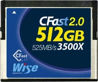 Wise WI-CFAST-5120, Wise CFast 2.0 Card 3500X Blue 512 GB