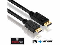 PureLink PureInstall DisplayPort auf HDMI Kabel 3,0 m PI5100-030