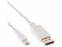 InLine Mini DisplayPort zu DisplayPort Kabel, weiß, 2m 17132