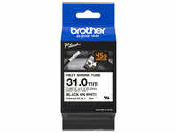 Brother Pro Tape HSe-261E Schrumpfschlauch schwarz auf weiß, 31mm breit & 1,5m...