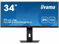 iiyama PROLITE XUB3493WQSU-B5 34 " IPS Monitor, 3440 x 1440 UWQHD, 75Hz, 4ms