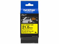 Brother 115470, Brother Pro Tape HSe-651E Schrumpfschlauch schwarz auf gelb, 21mm