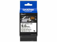 Brother 115463, Brother Pro Tape HSe-221E Schrumpfschlauch schwarz auf weiß, 9mm