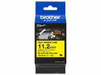 Brother 115469, Brother Pro Tape HSe-631E Schrumpfschlauch schwarz auf gelb, 11,2mm