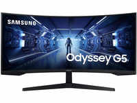 Samsung Odyssey C34G55TWWP 34 " VA Monitor, 3440 x 1440 UWQHD, 165Hz, 1ms