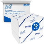FamPro Tissue Germany GmbH SCOTT&reg; Control&trade; Toilettenpapier, 2-lagig, wei&szlig;,