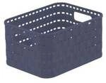 Rotho Kunststoff AG Rotho COUNTRY Aufbewahrungskorb Rattan 2 Liter, A6, Dekorative
