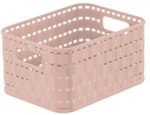 Rotho Kunststoff AG Rotho COUNTRY Aufbewahrungskorb Rattan 2 Liter, A6, Dekorative