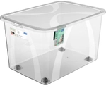 Rotho Kunststoff AG Rotho LONA Aufbewahrungsbox mit Deckel, transparent, Praktische