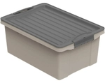 Rotho Kunststoff AG Rotho COMPACT A4 Stapelbox, 13 Liter, Aufbewahrungsbox in