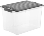 Rotho Kunststoff AG Rotho COMPACT Stapelbox, 19 Liter, Aufbewahrungsbox mit...